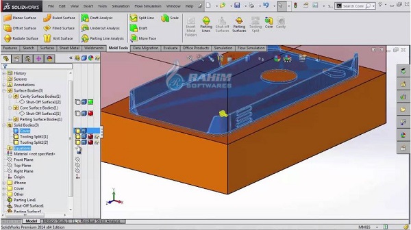 3D quick mold for SOLIDWORKS 2016 free download