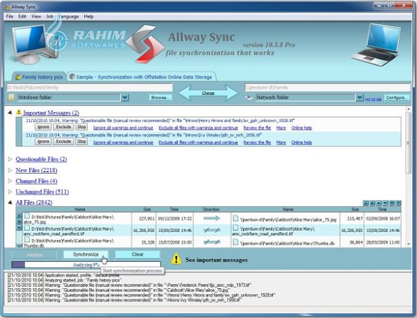 Allway Sync Pro 21