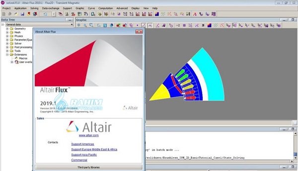 Altair Flux student version