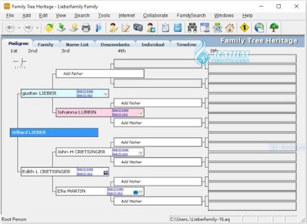 Family Tree Heritage tutorial
