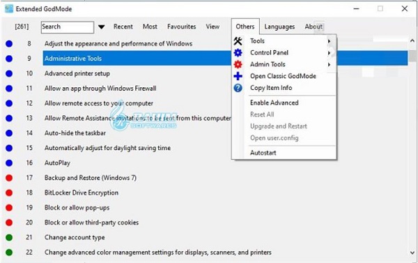 GodMode Windows 10