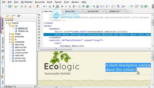 HTML Editor free download