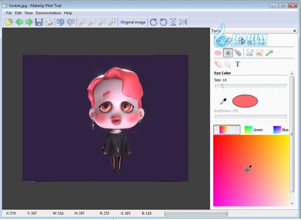Makeup filter Photoshop