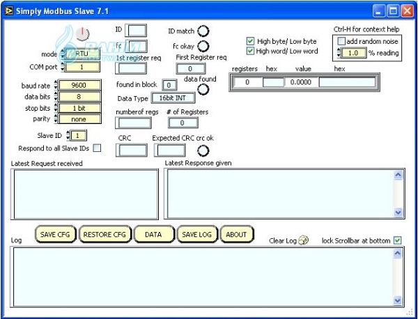 Simply Modbus Slave