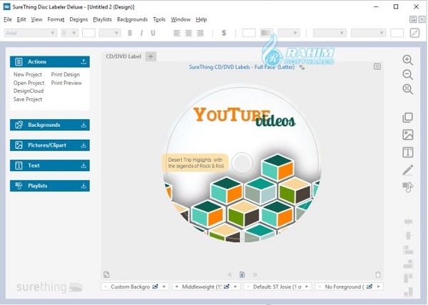 SureThing CD Labeler templates