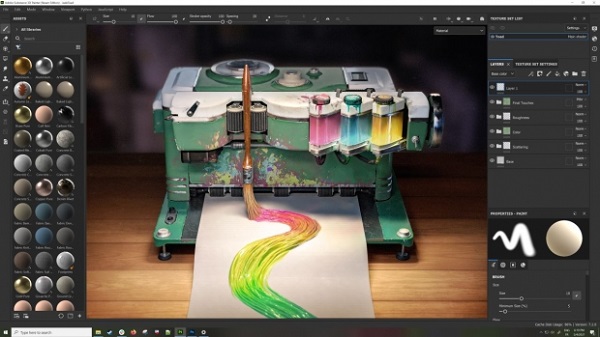 Adobe substance 3d sampler