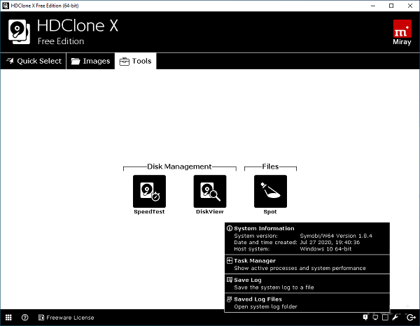 HDClone Free 11