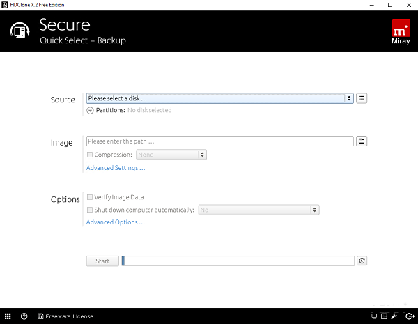 HDClone bootable USB