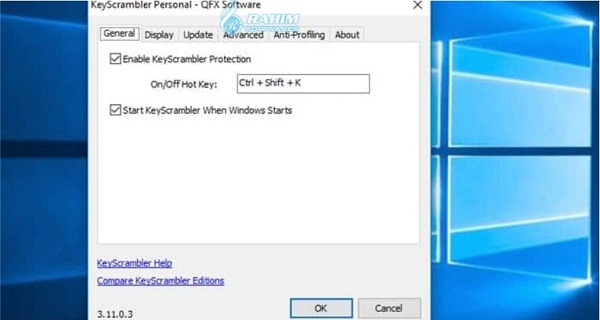 KeyScrambler safe