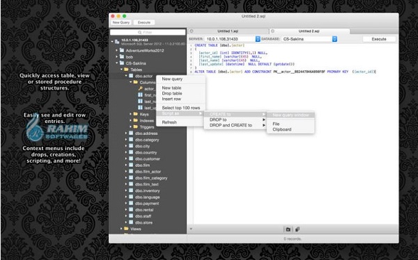 SQLPro for MSSQL tutorial