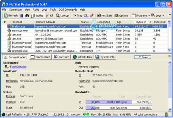 Download X-NetStat Professional 6