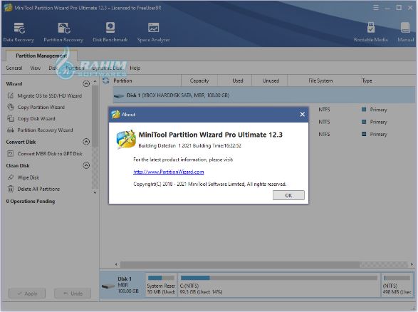 MiniTool Partition Wizard Professional Edition