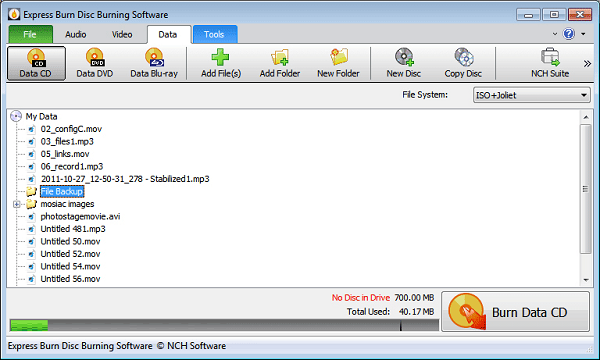 NCH Express Burn Plus 11.09 Download