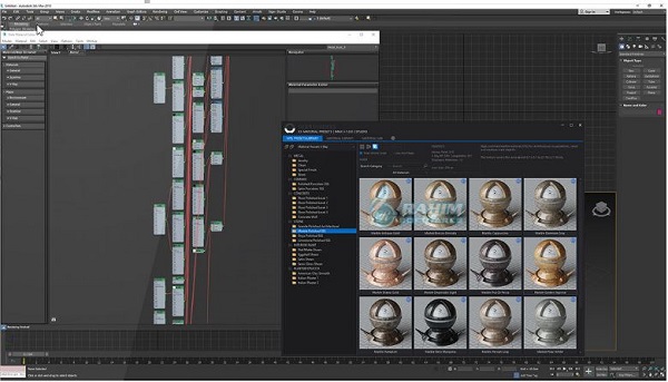 SIGERSHADERS XS Material Presets Studio 3 for 3ds Max 2016-2022