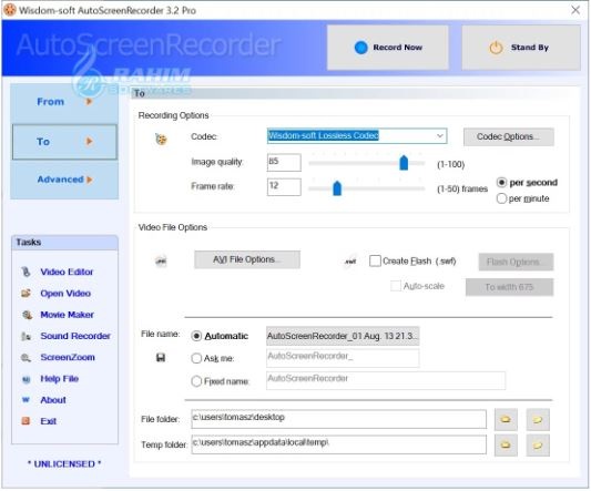 Auto screen Recorder for PC