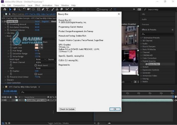 Beauty Box Premiere Pro 2020