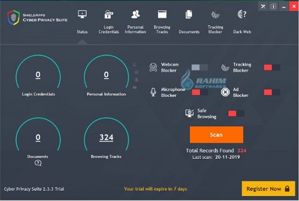 Cyber shield app