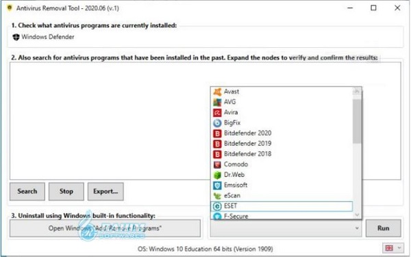 Download Antivirus Removal Tool 2021