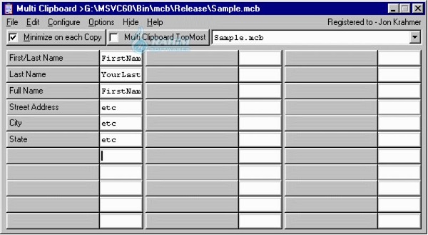 Download ElectraSoft Multi Clipboard 21.0