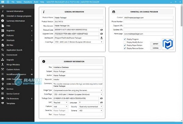 Master packager msix