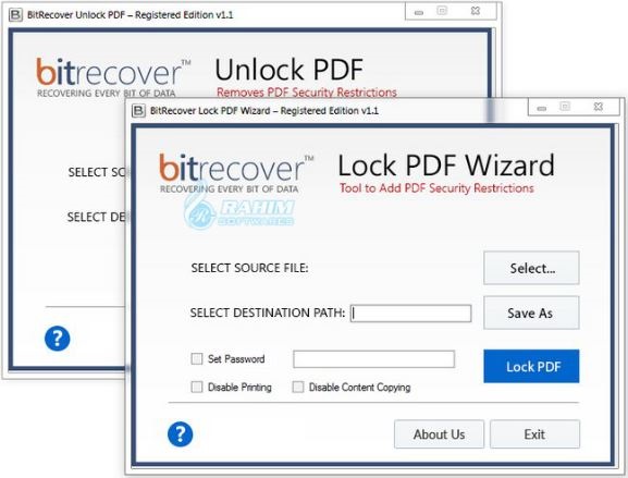 PDF password recovery tool