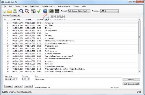 Subtitle Edit download for Windows 10