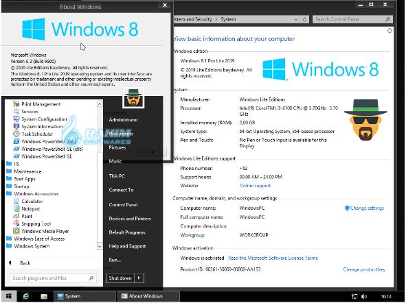 Windows 8.1 lite 2021