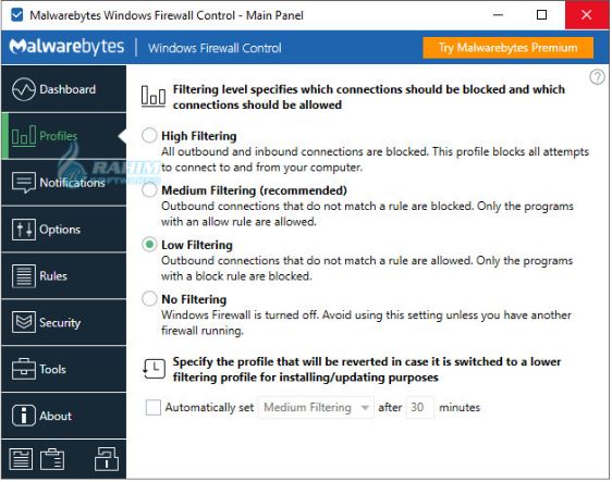 Windows Firewall Windows 10
