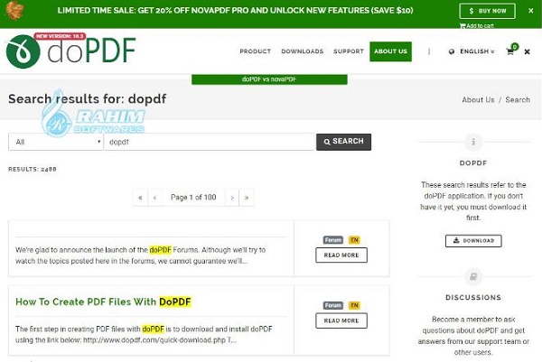 doPDF 8 download free