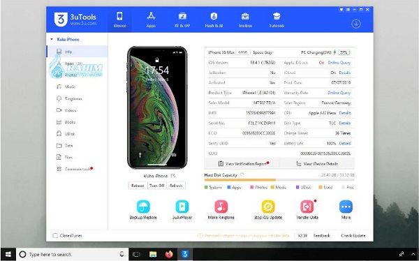 3uTools for Windows 7 32 bit