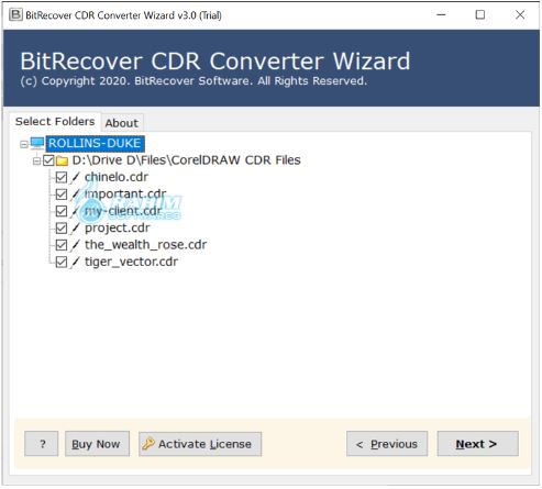 Corel Draw file Converter to lower version software