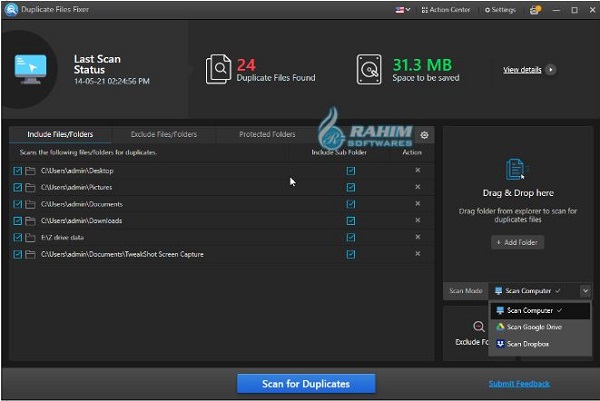 Duplicate files Fixer for PC
