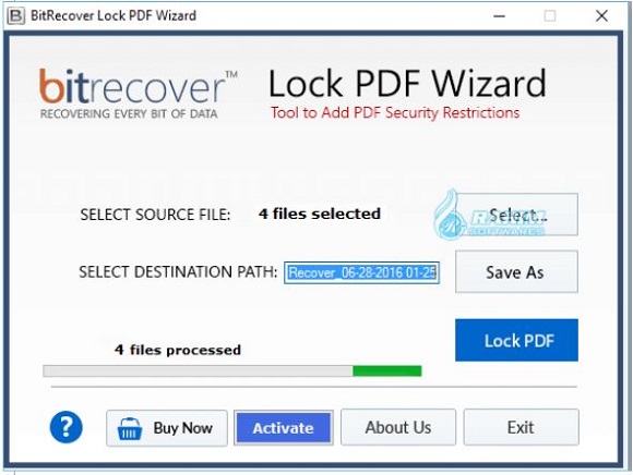 How to save a protected PDF
