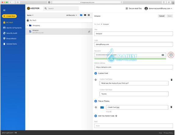 Keeper security Windows 10