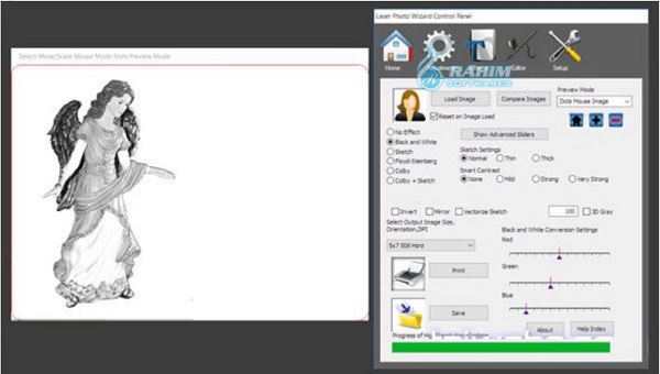 Laser Photo Wizard software version 9