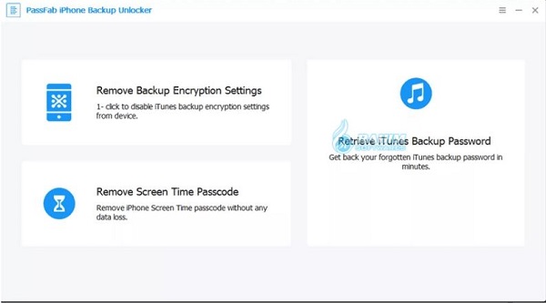 iPhone backup password Unlocker