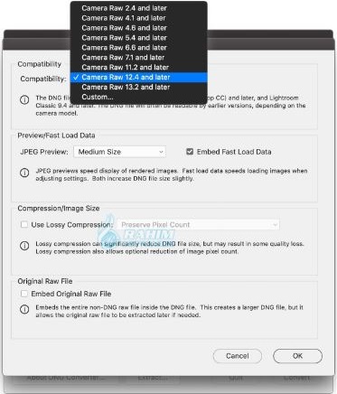 Adobe DNG Converter free download