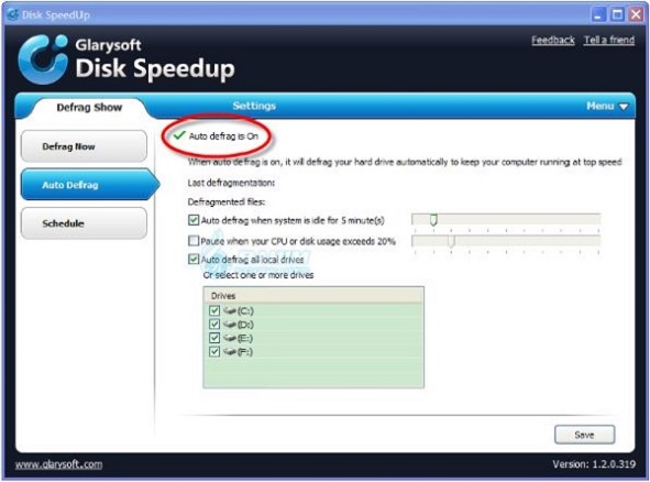 Disk SpeedUp review