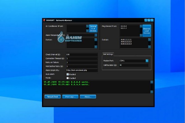 Download VovSoft Network Alarmer