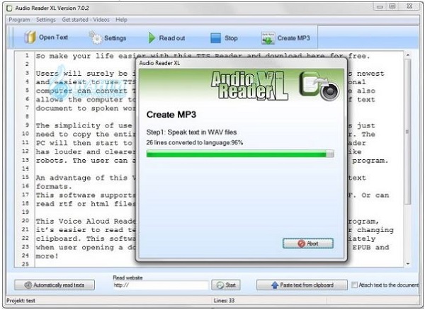Free Audio Reader download