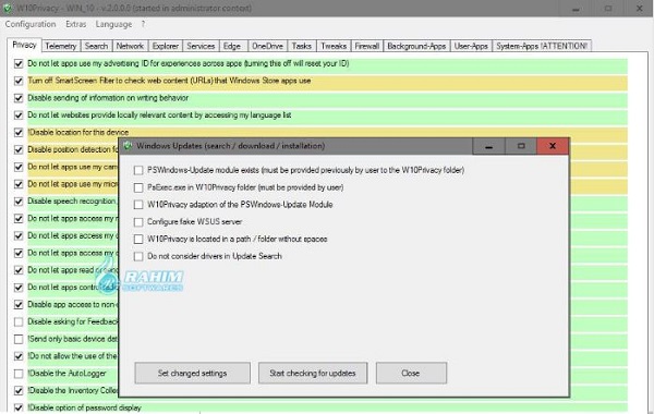 Is W10Privacy safe