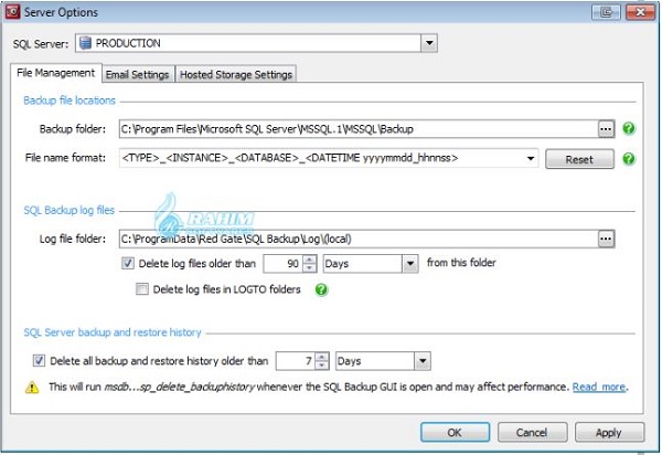 SQL backup software