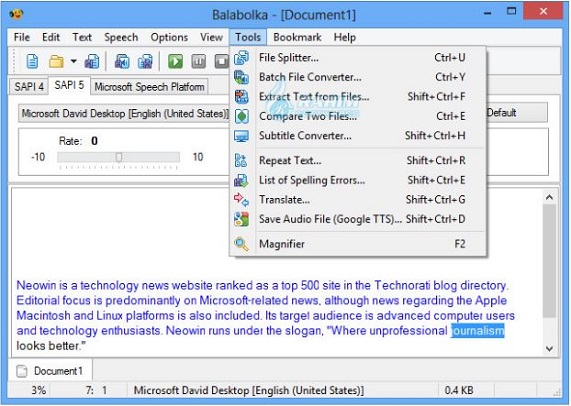 Balabolka download Windows 10