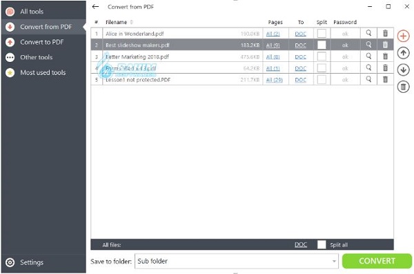 PDF Candy PDF to Excel