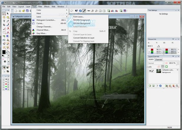 PhotoLine software