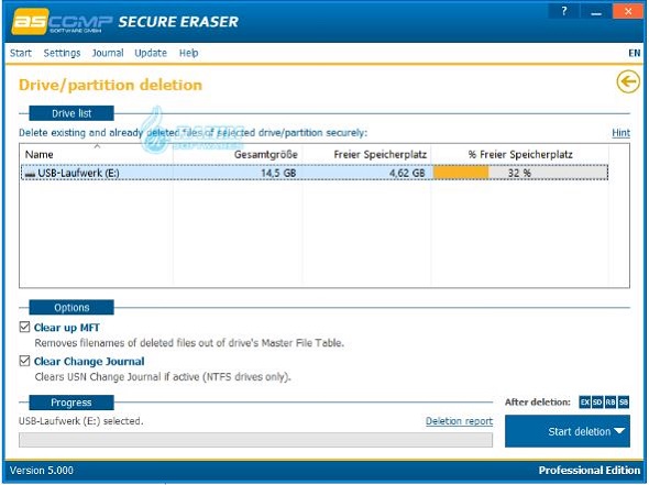 Secure Eraser for Windows