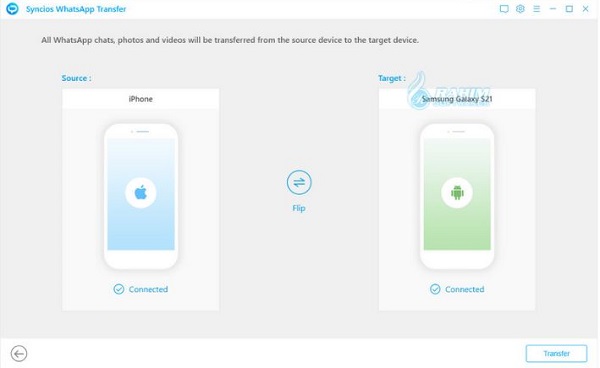 Syncios WhatsApp Transfer free download