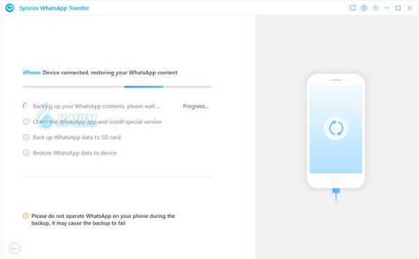 WhatsApp transfer, backup & restore