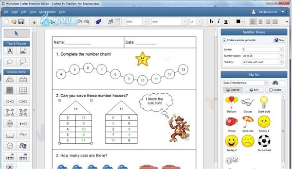 Worksheet app