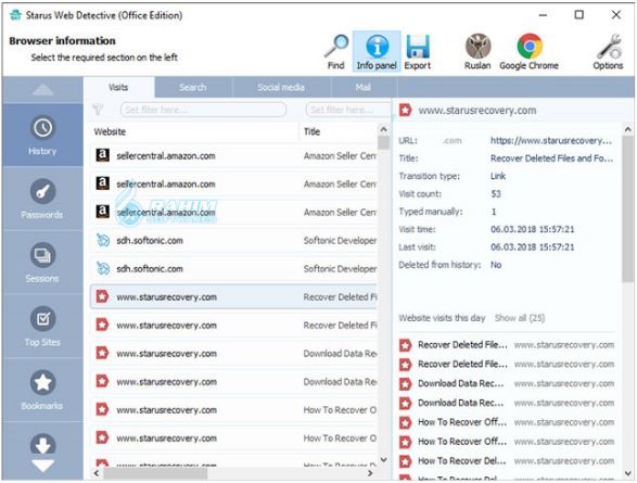 Download Starus Web Detective